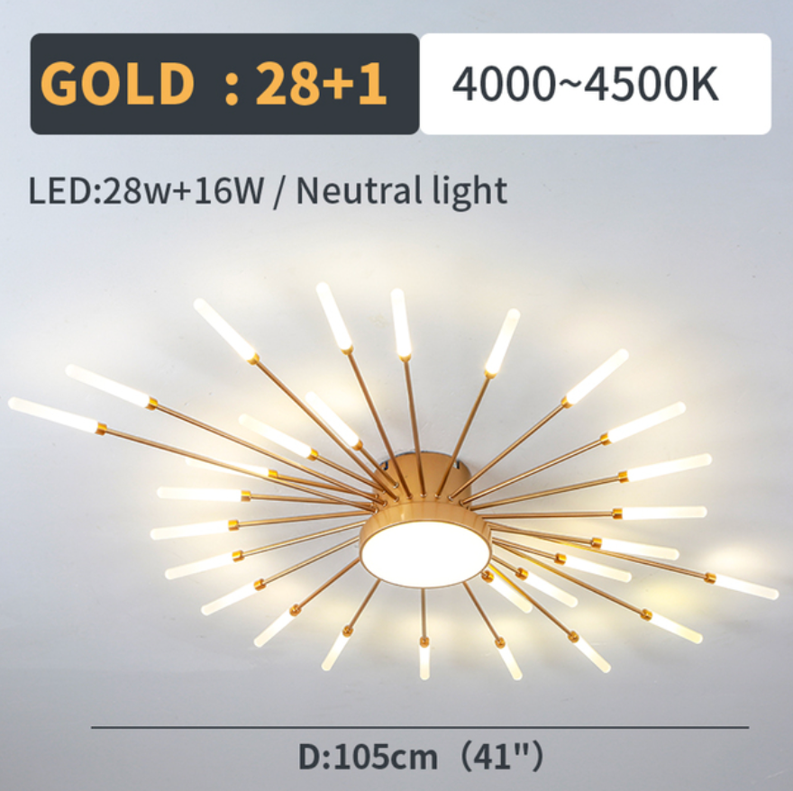 Arisha Moderna LED Plafoniera Fuochi Artificiali Decorazione della Casa Soggiorno/Camera da Letto