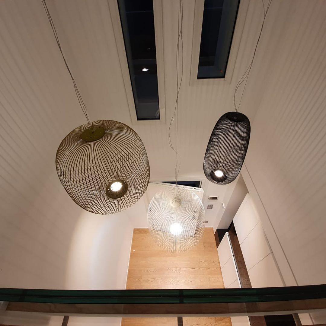 Aero Lightweight Spokes Cage Pendant Light - Letslighting