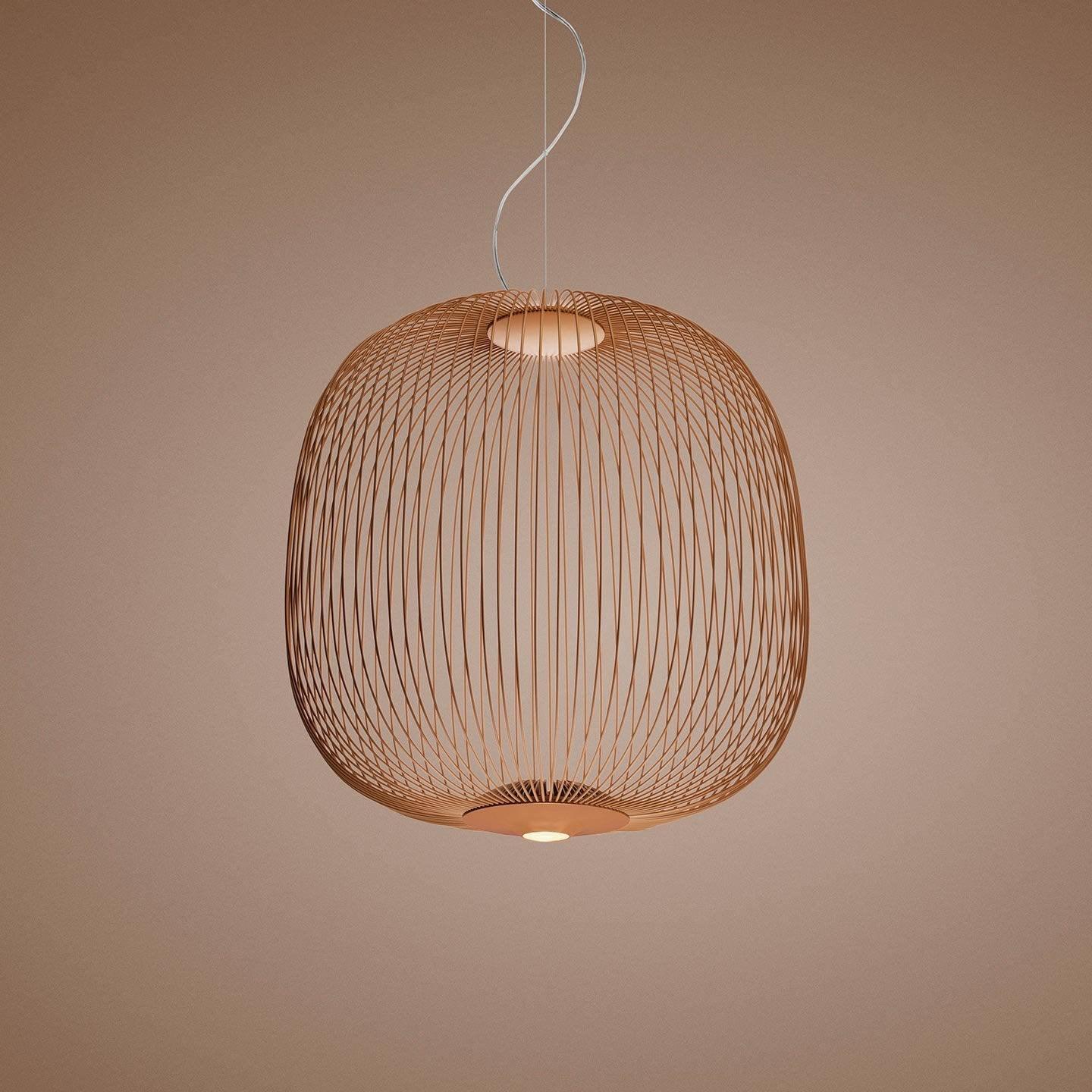 Aero Lightweight Spokes Cage Pendant Light - Letslighting