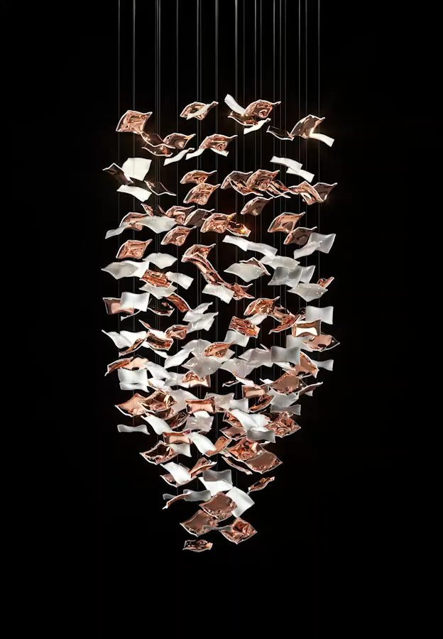 Viliros Glass Spiral Pendant Light - Blowlighting