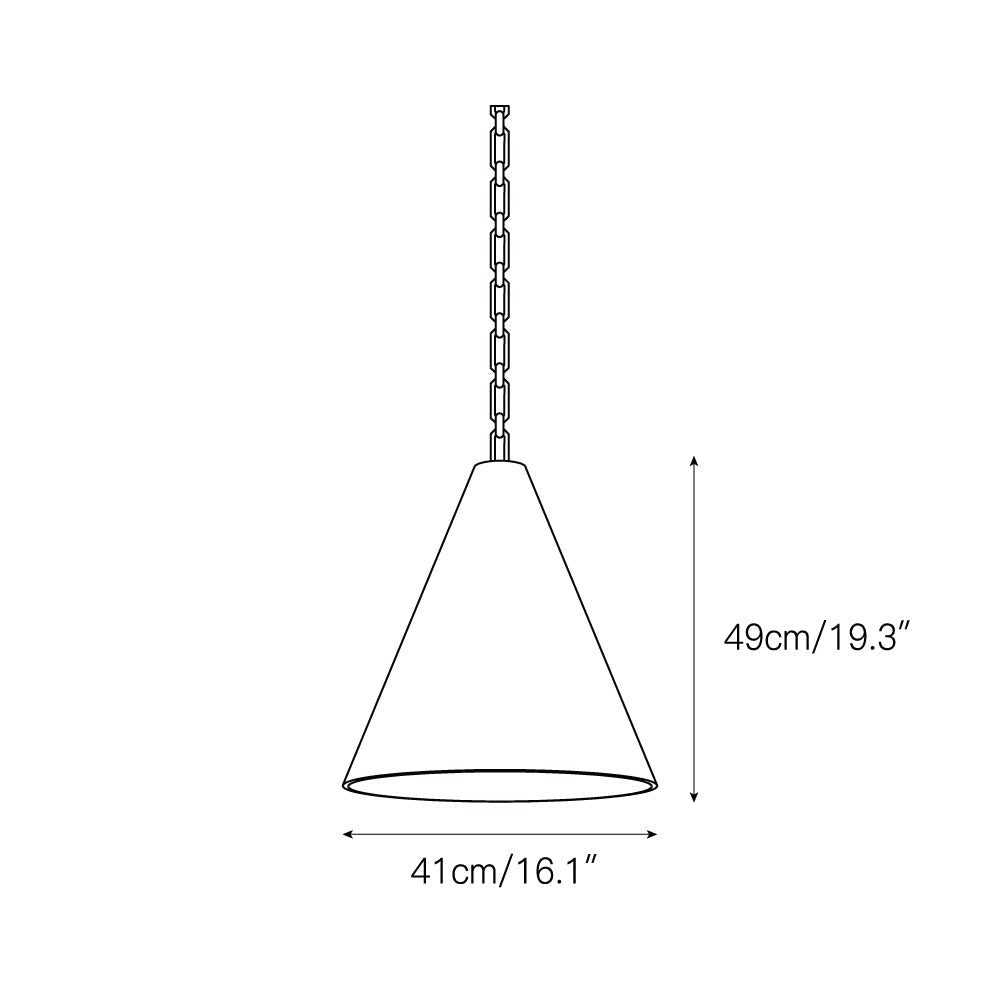 Zavelila Modern Minimalist White Plaster Metal Pendant Lamp - Lamp Copper