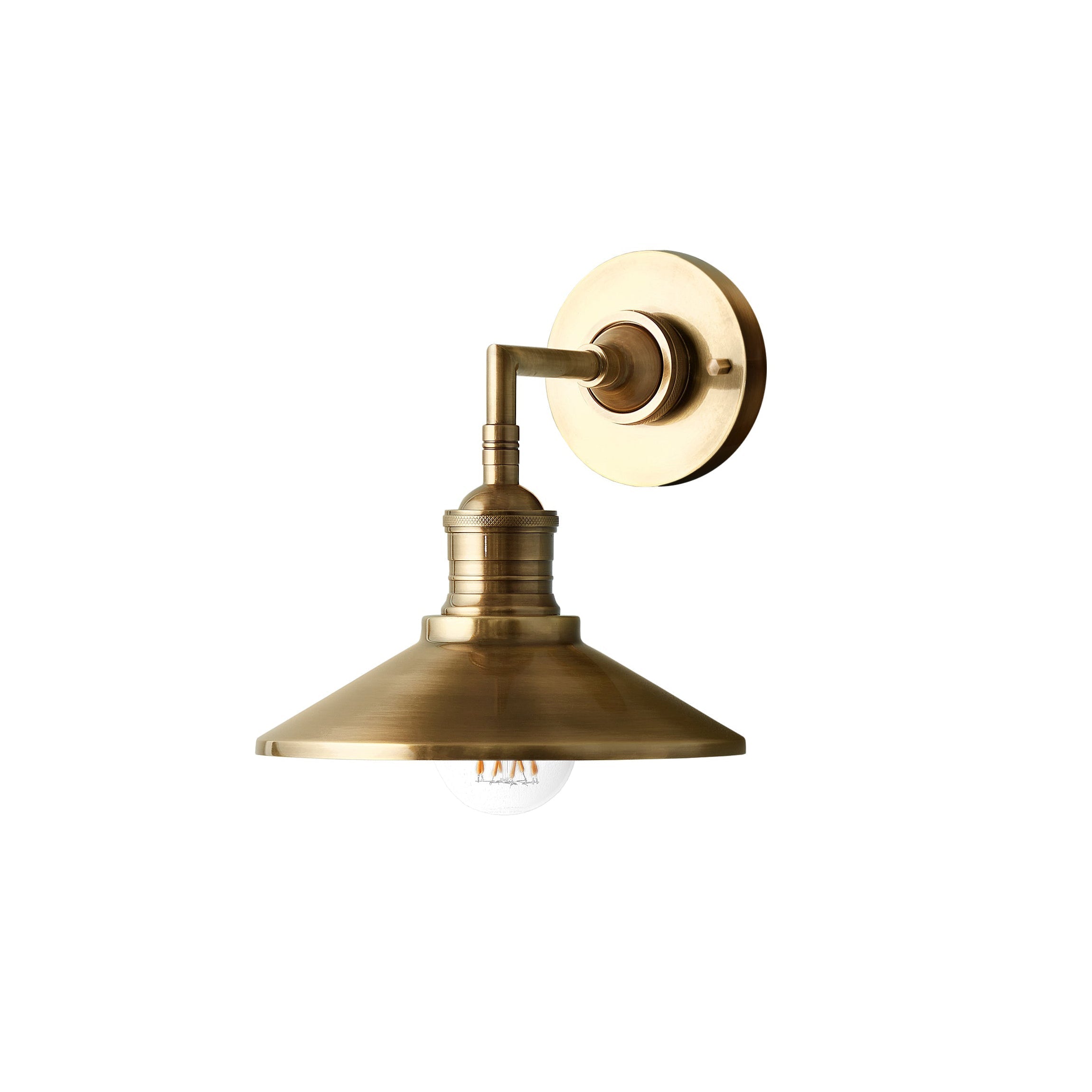 Silva Applique da Interno in Ottone