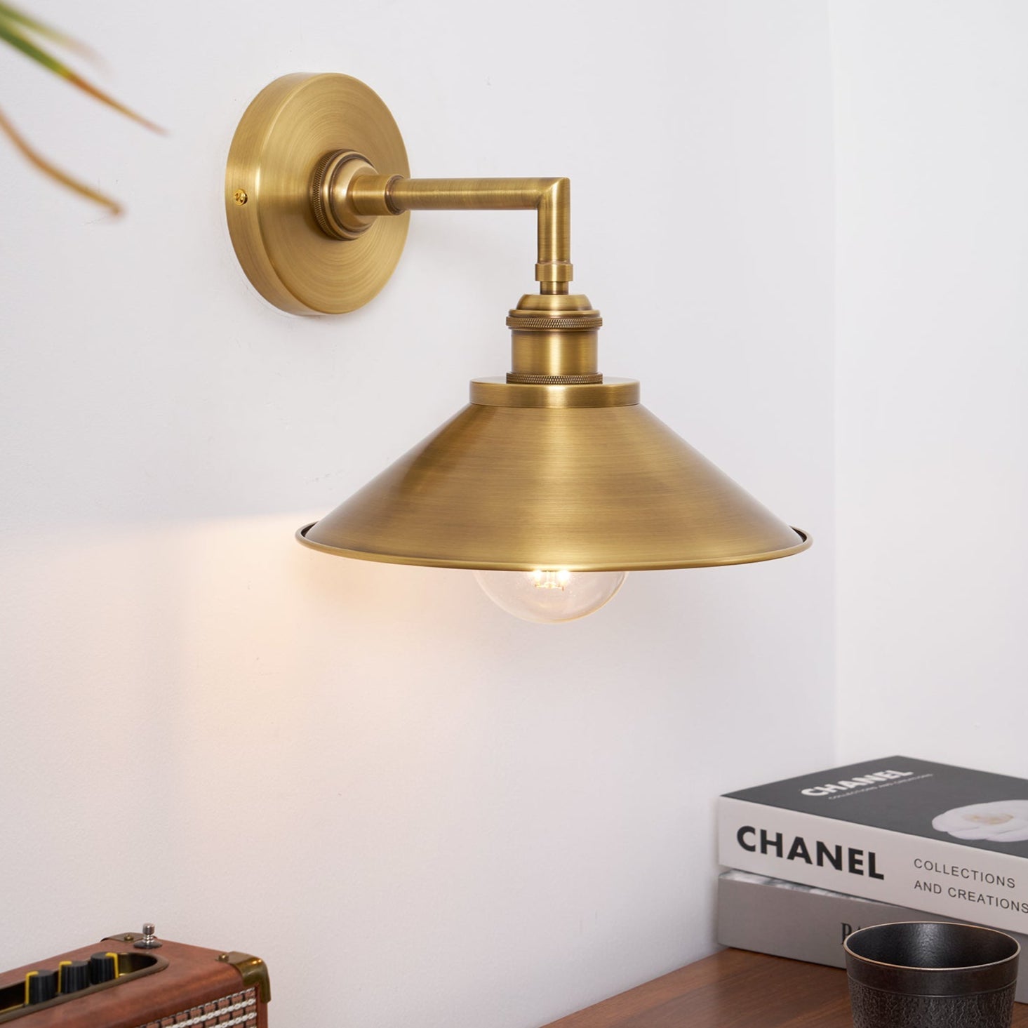 Osile Modern Minimalist Brass Metal Wall Lamp - Lamp Copper