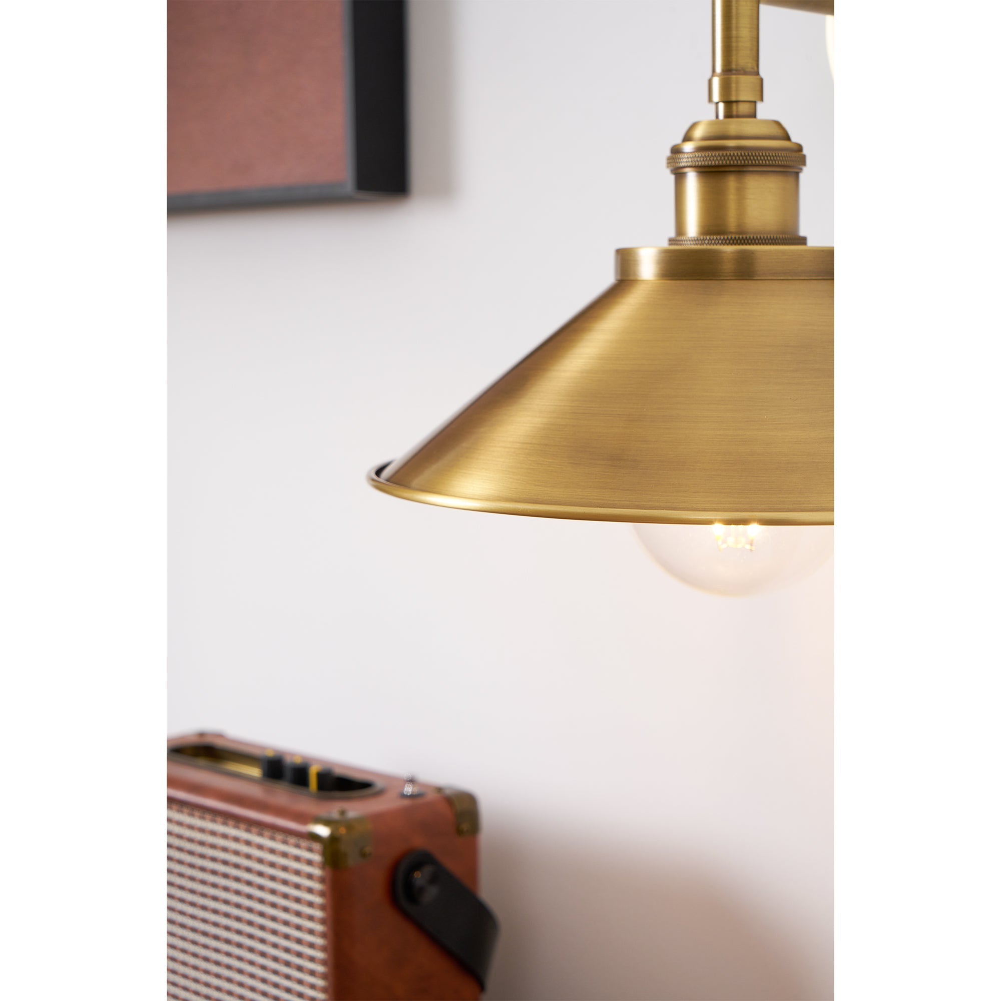 Osile Modern Minimalist Brass Metal Wall Lamp - Lamp Copper
