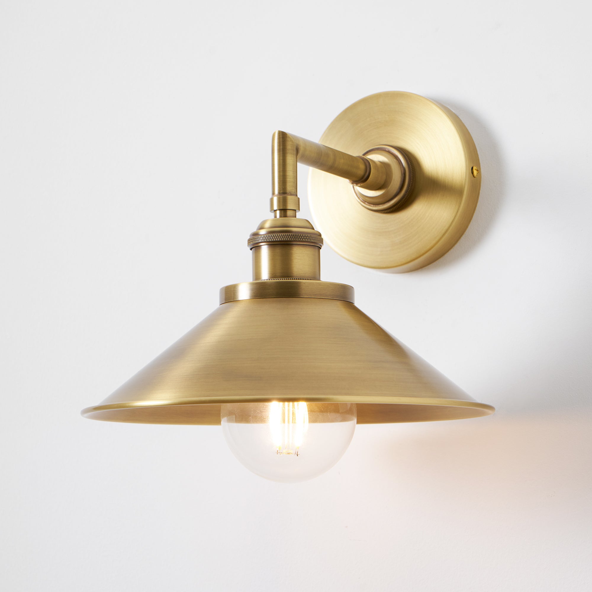 Osile Modern Minimalist Brass Metal Wall Lamp - Lamp Copper