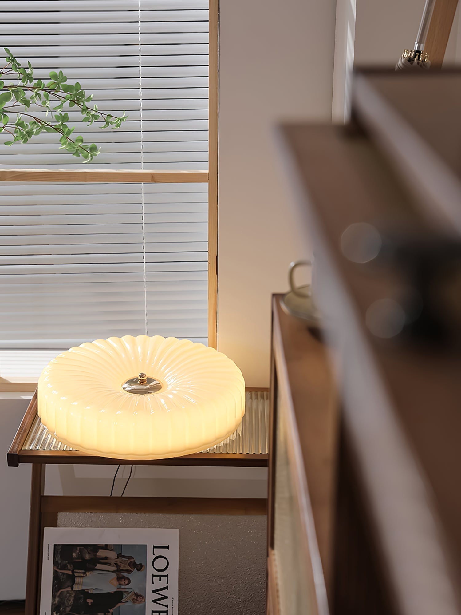 Zathee Modern Minimalist Glass Metal Flush Mount Ceiling Light - Lamp Copper