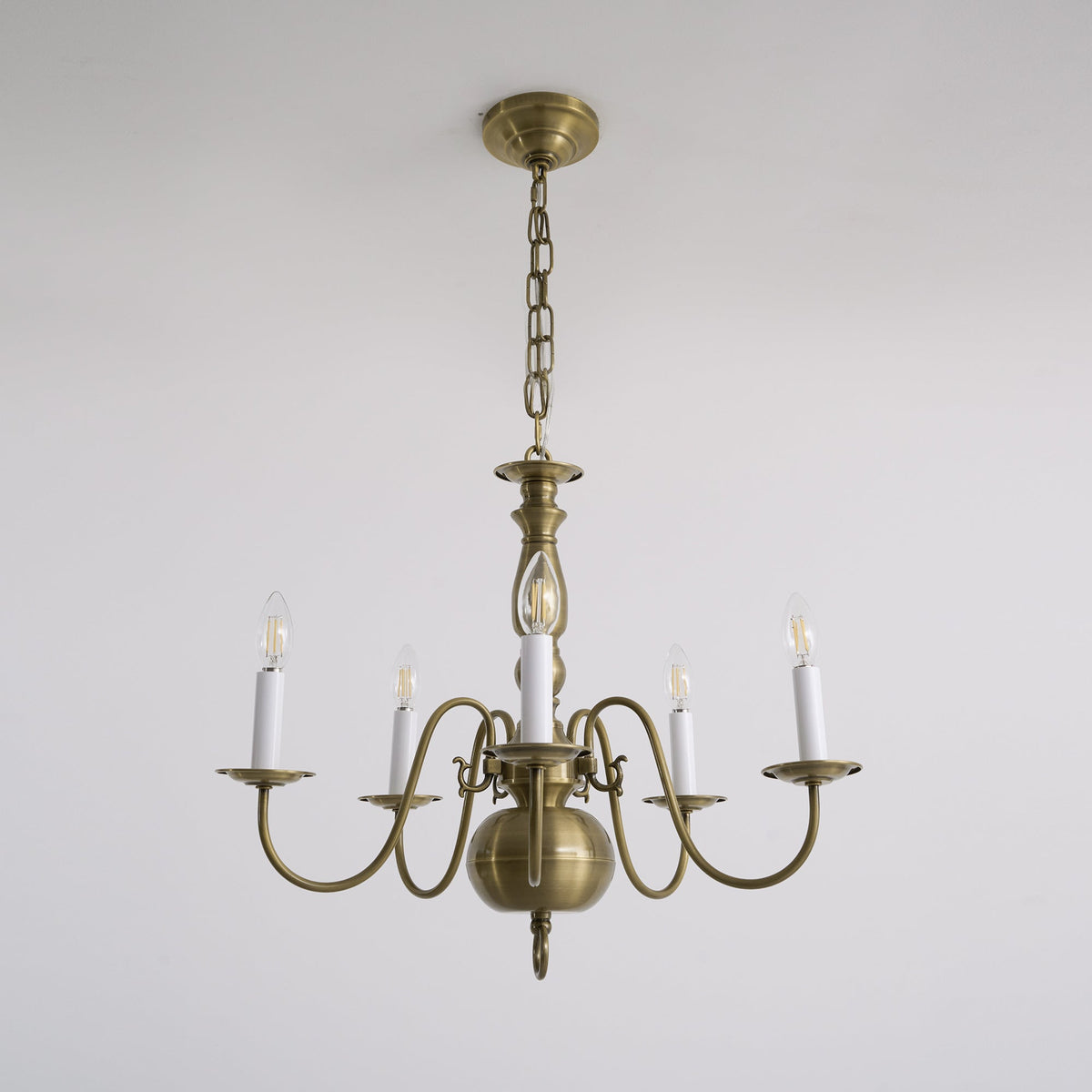Mydorisra Vintage Industrial Metal Chandelier - Lamp Copper