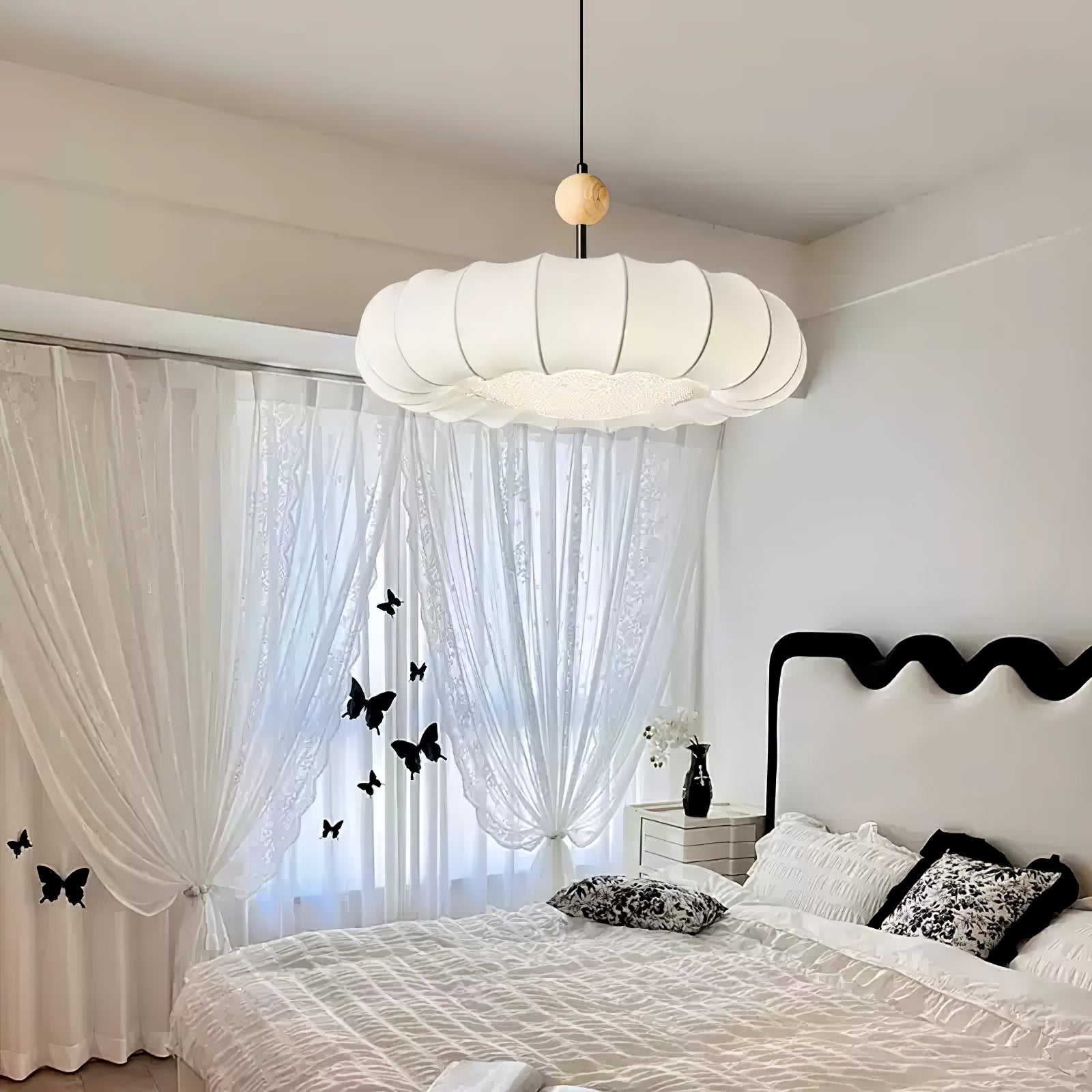 Ritta Lampada a Sospensione Veil in Tessuto