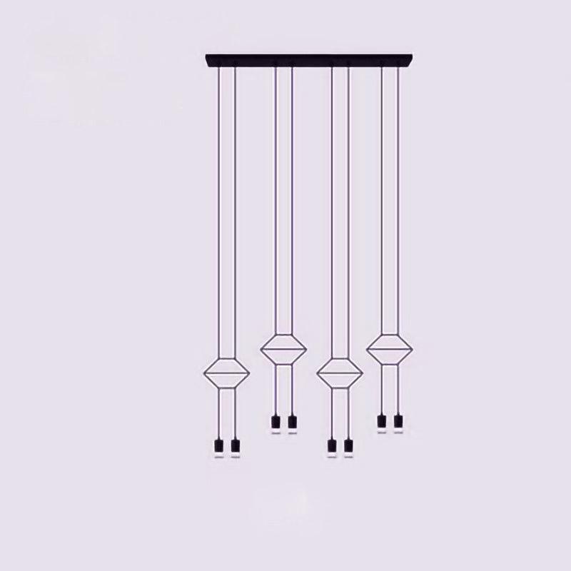 Line Art Pendant Light - Blowlighting