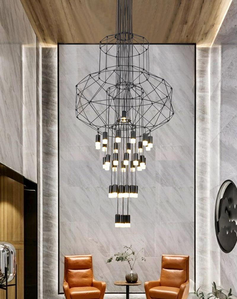 Lines Chandelier - Blowlighting