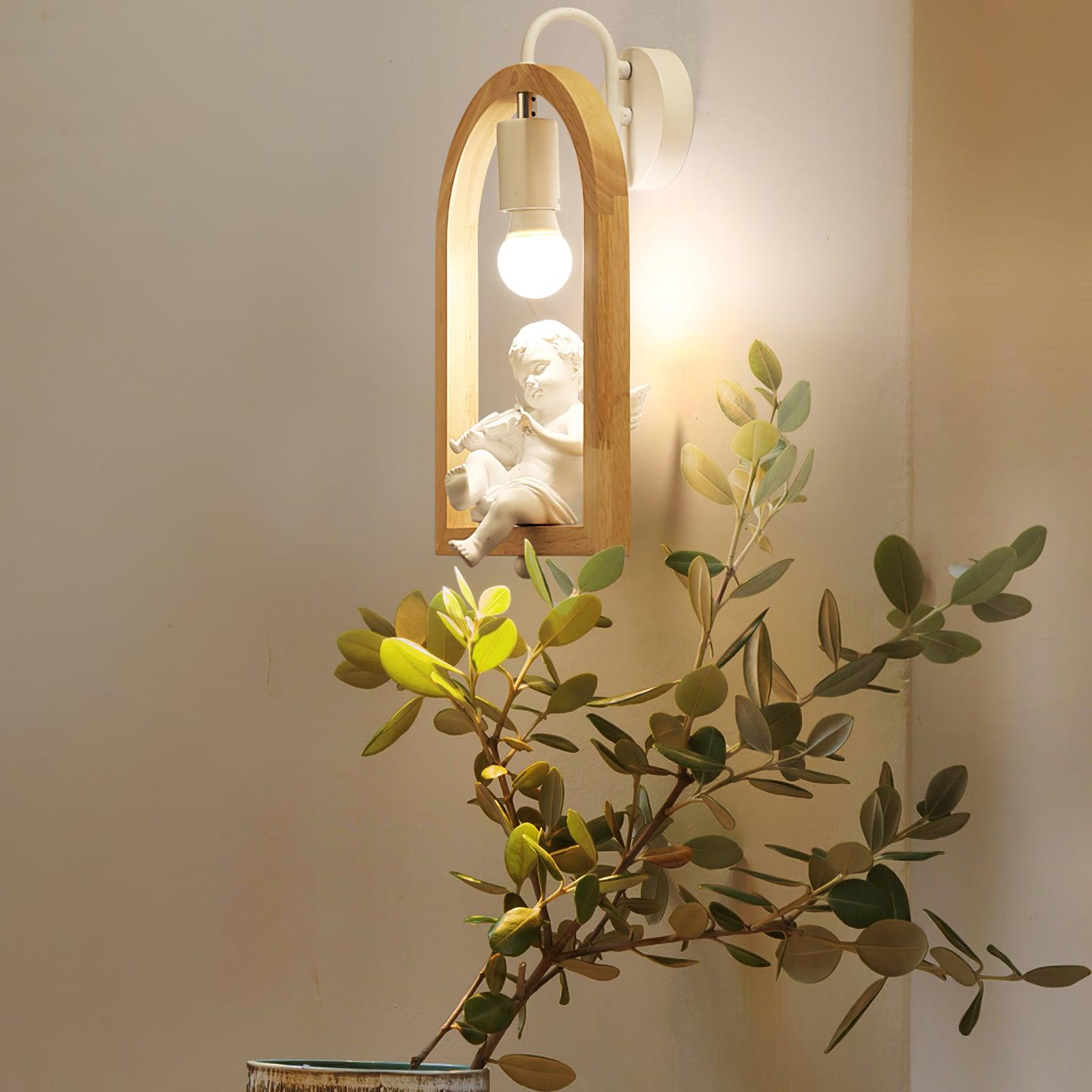 Wood Bird Resin Wall Light - Blowlighting