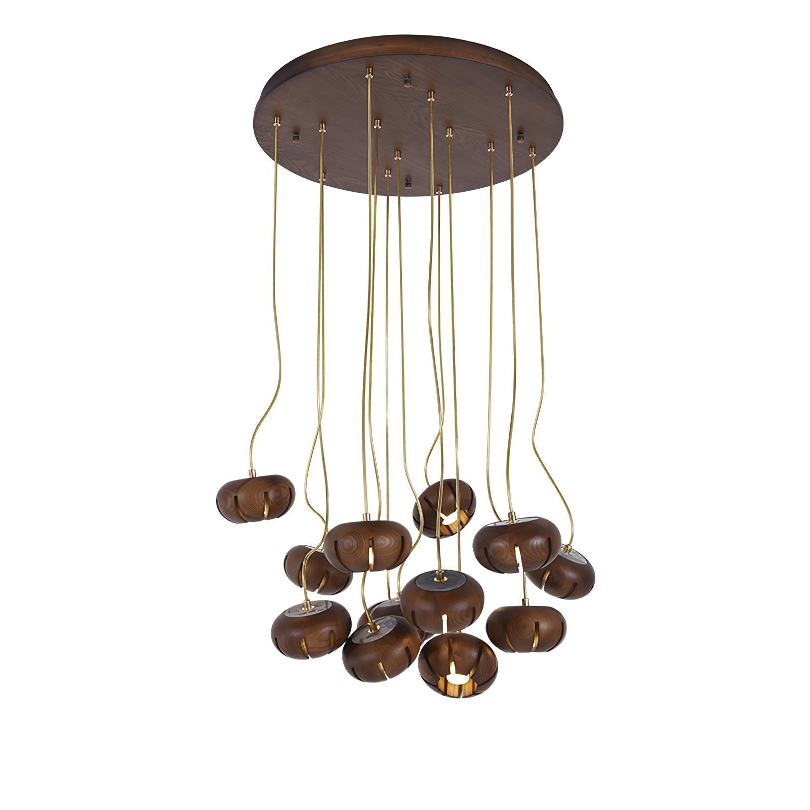 Zasorir Sculptural Marble Cluster Pendant Light - Blowlighting