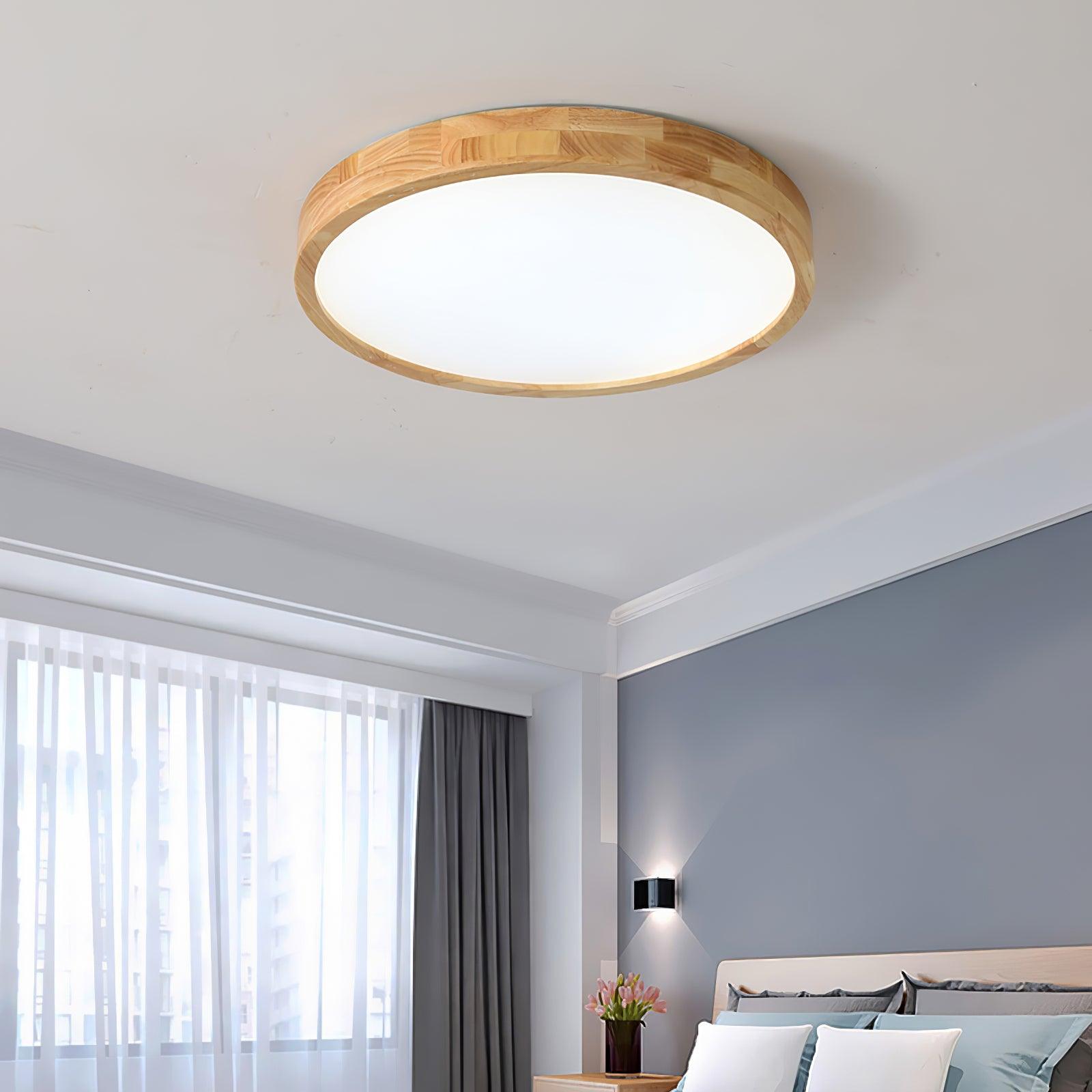 Muto Lampada da Soffitto Geometrica in Legno