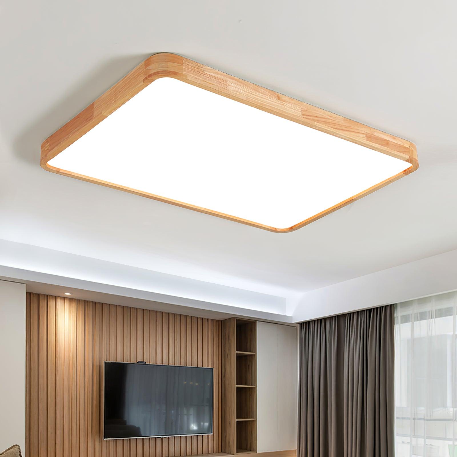Muto Lampada da Soffitto Geometrica in Legno