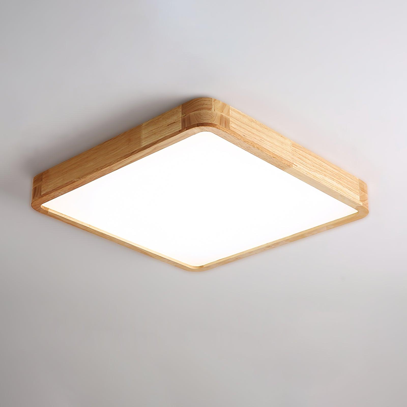 Muto Lampada da Soffitto Geometrica in Legno
