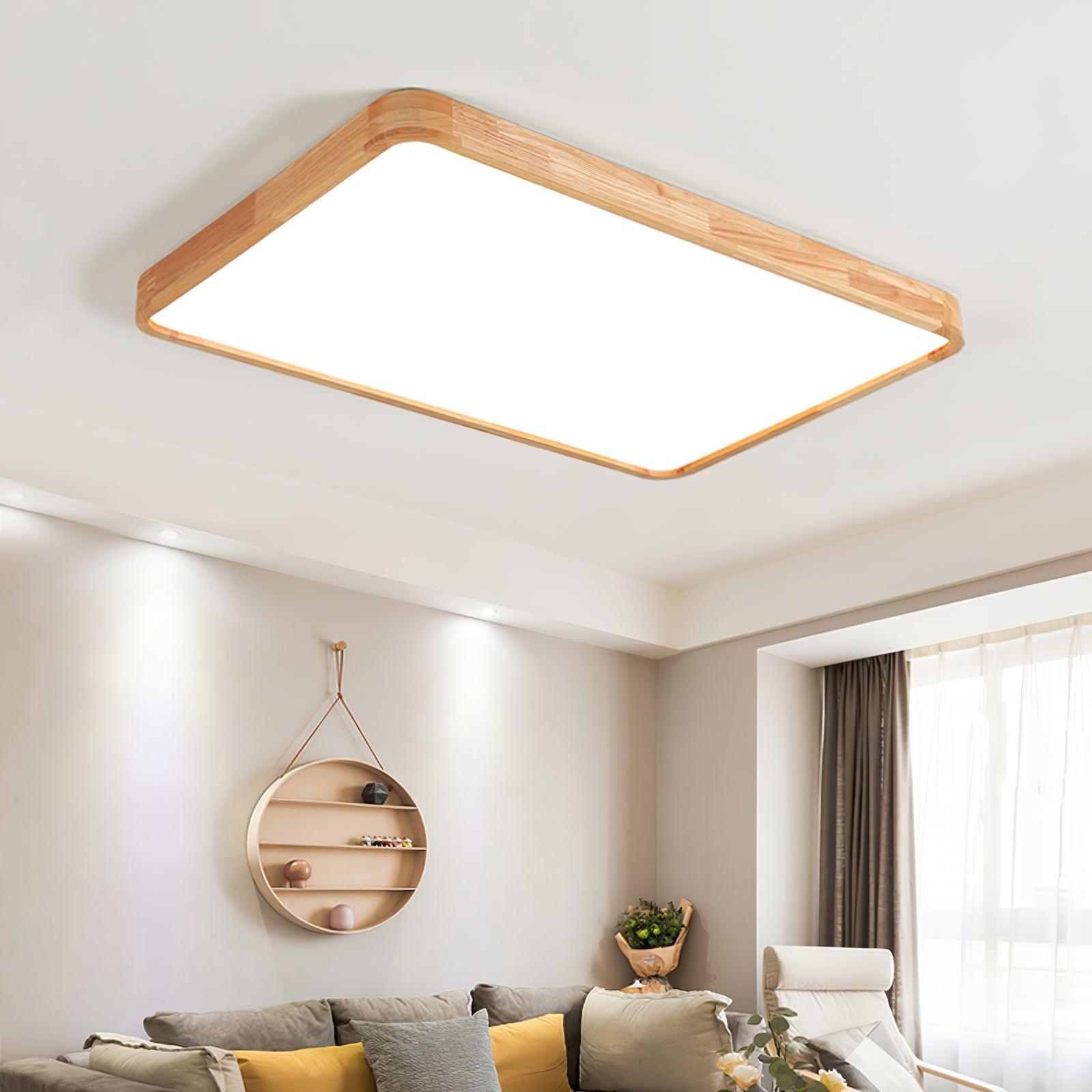 Muto Lampada da Soffitto Geometrica in Legno