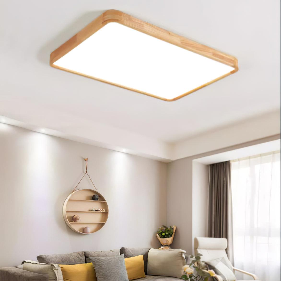 Muto Lampada da Soffitto Geometrica in Legno