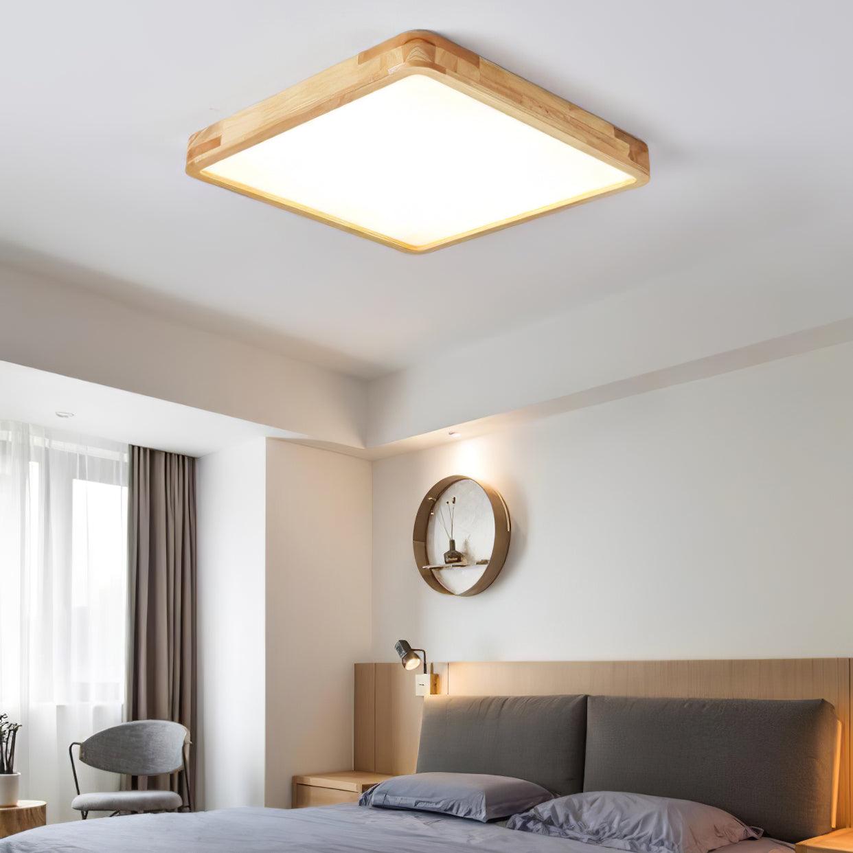 Muto Lampada da Soffitto Geometrica in Legno