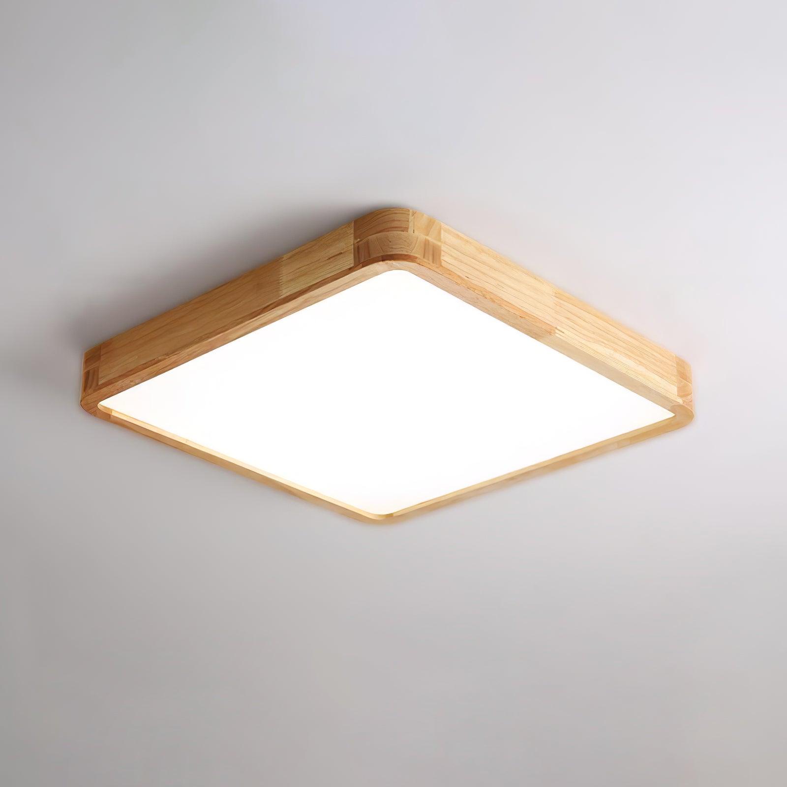 Muto Lampada da Soffitto Geometrica in Legno