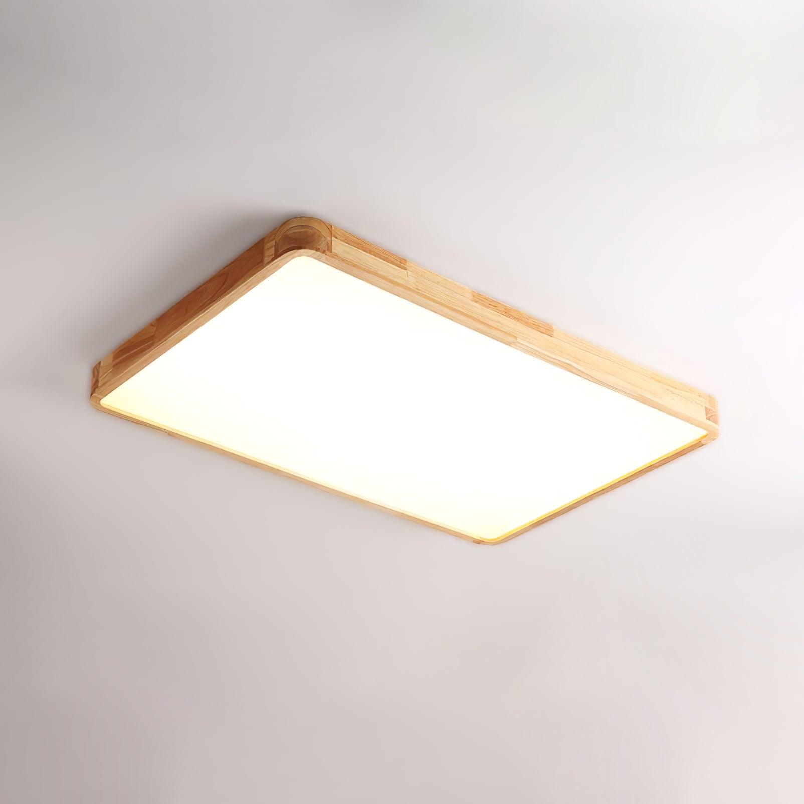 Muto Lampada da Soffitto Geometrica in Legno