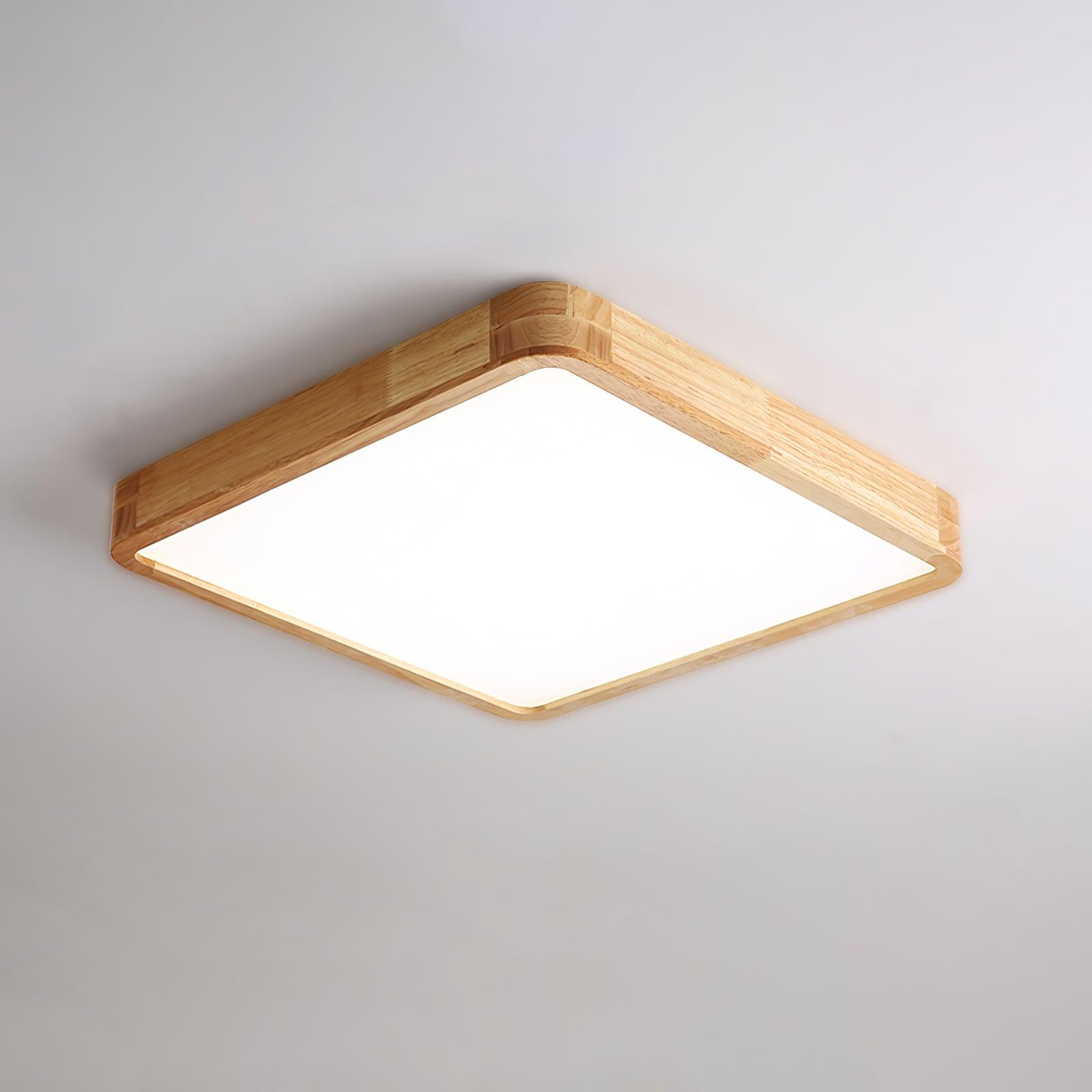 Muto Lampada da Soffitto Geometrica in Legno