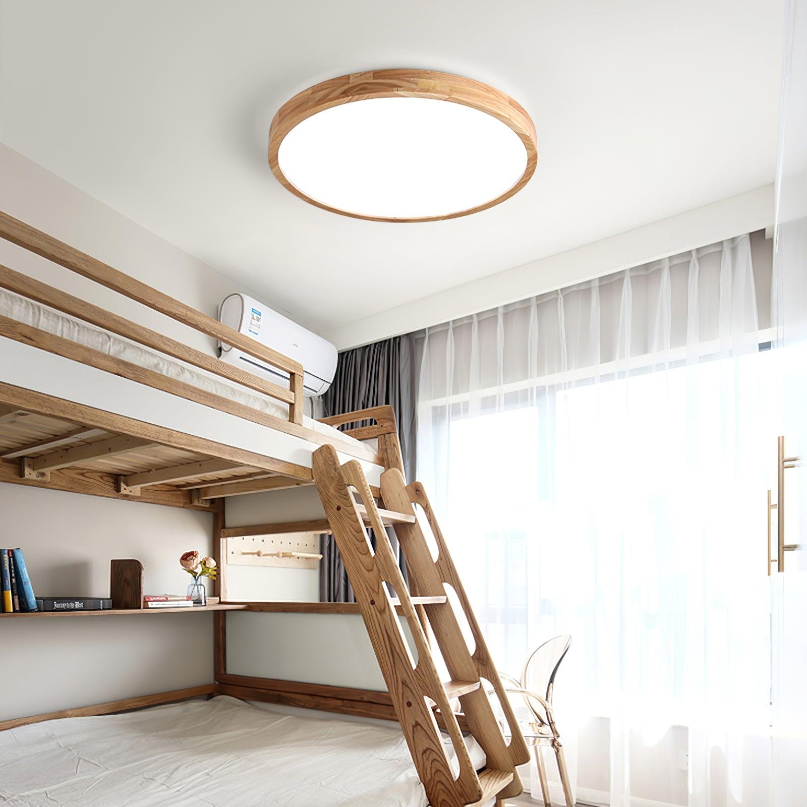 Muto Lampada da Soffitto Geometrica in Legno