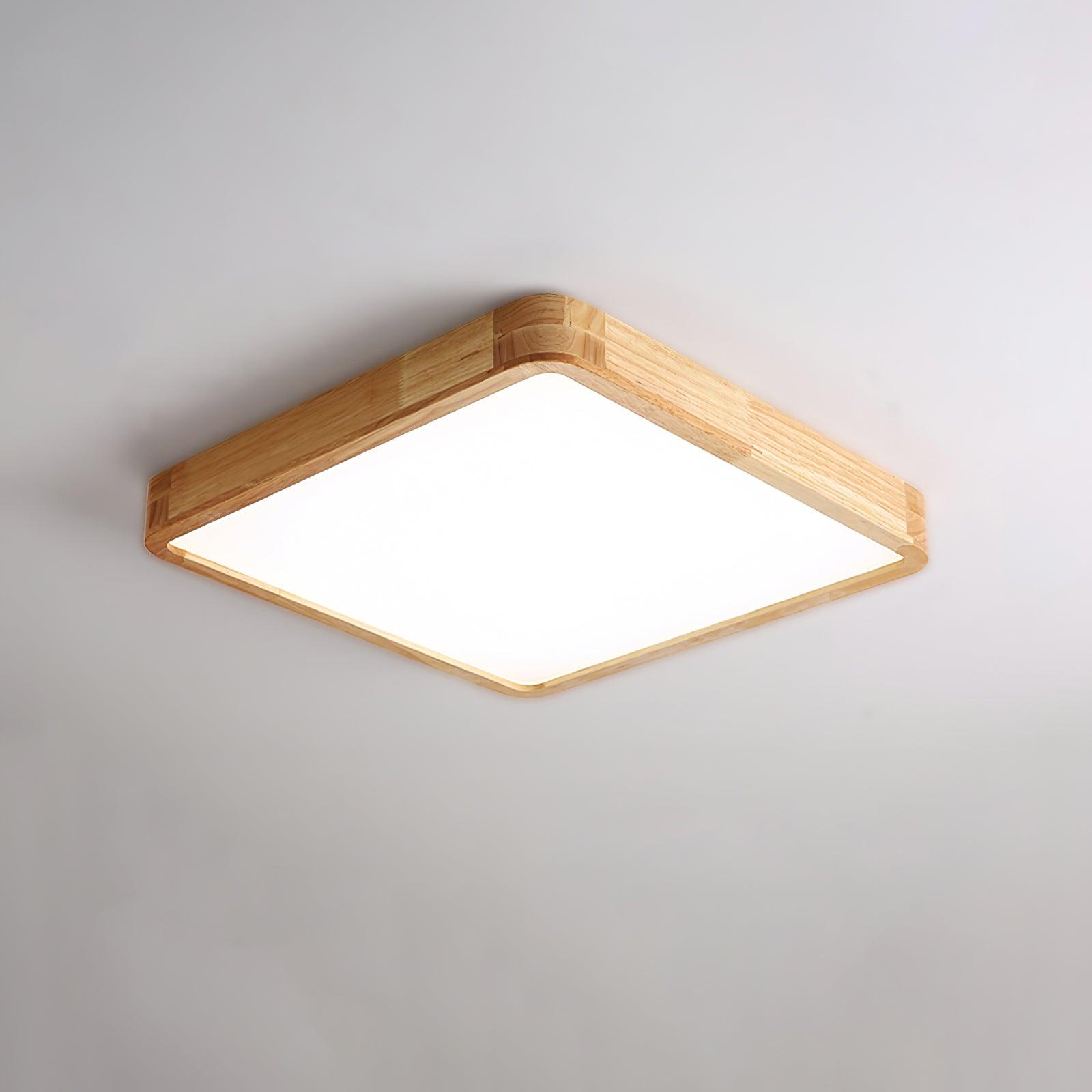 Muto Lampada da Soffitto Geometrica in Legno