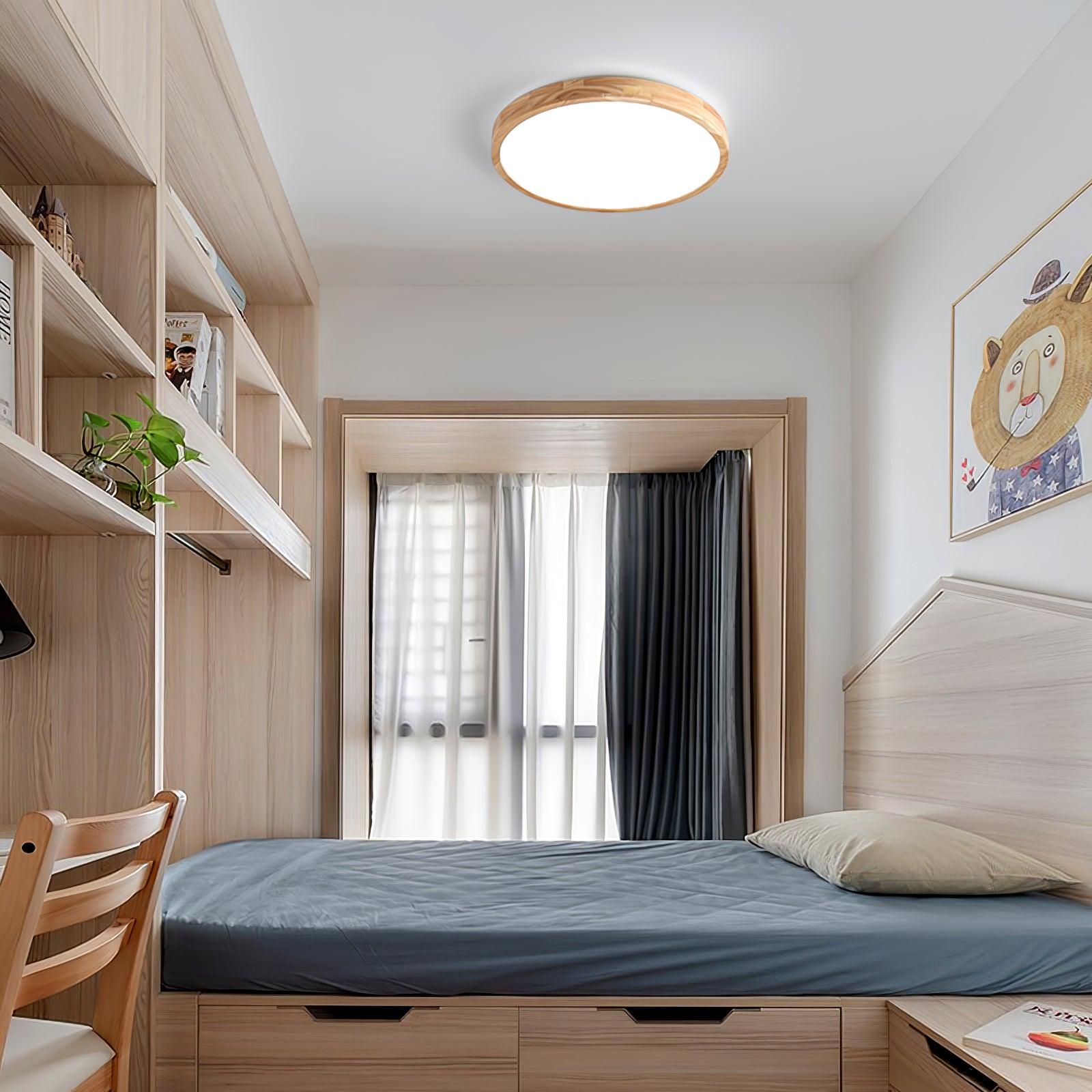 Muto Lampada da Soffitto Geometrica in Legno