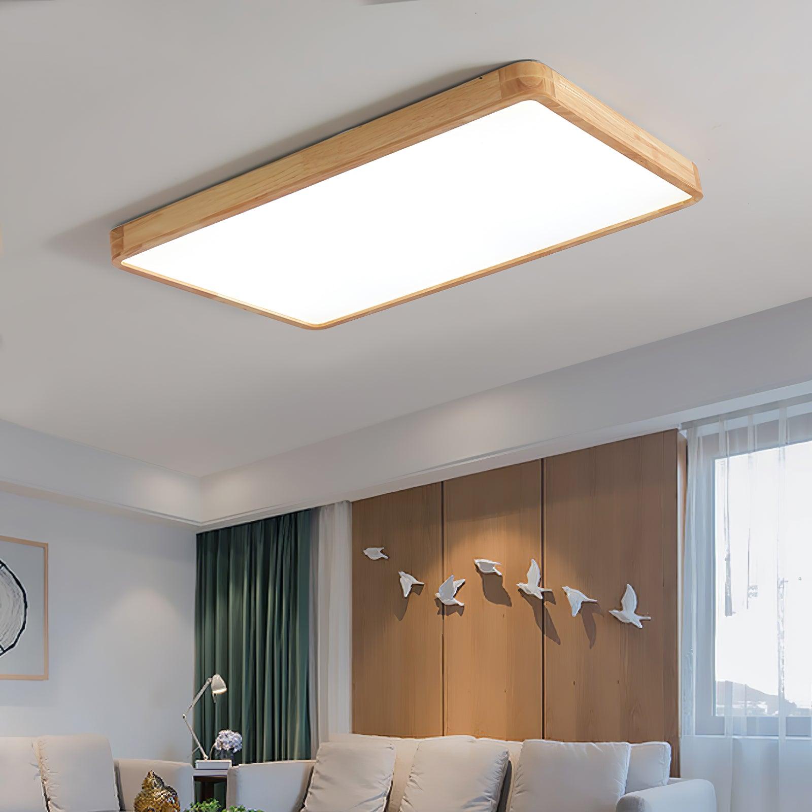 Muto Lampada da Soffitto Geometrica in Legno