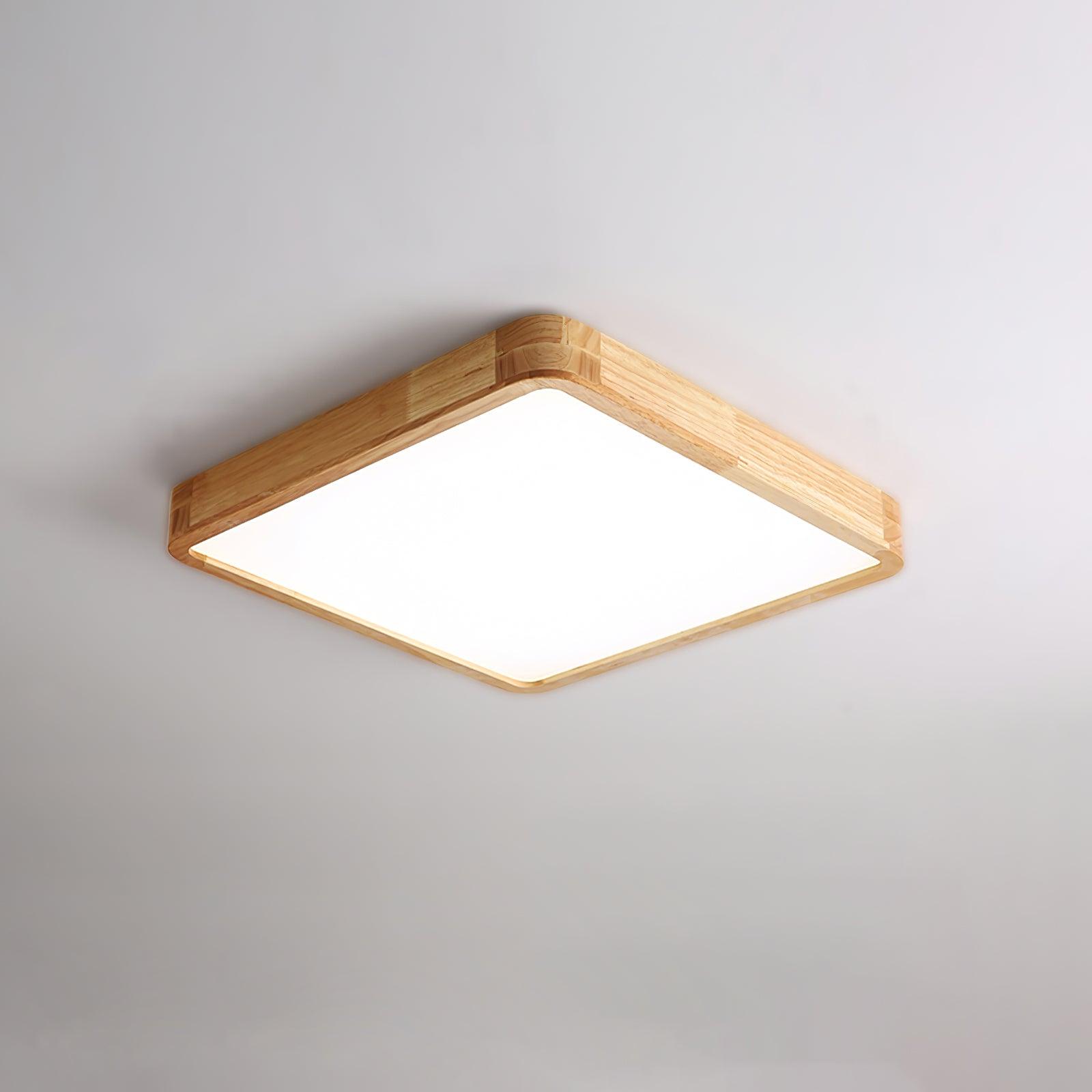 Muto Lampada da Soffitto Geometrica in Legno