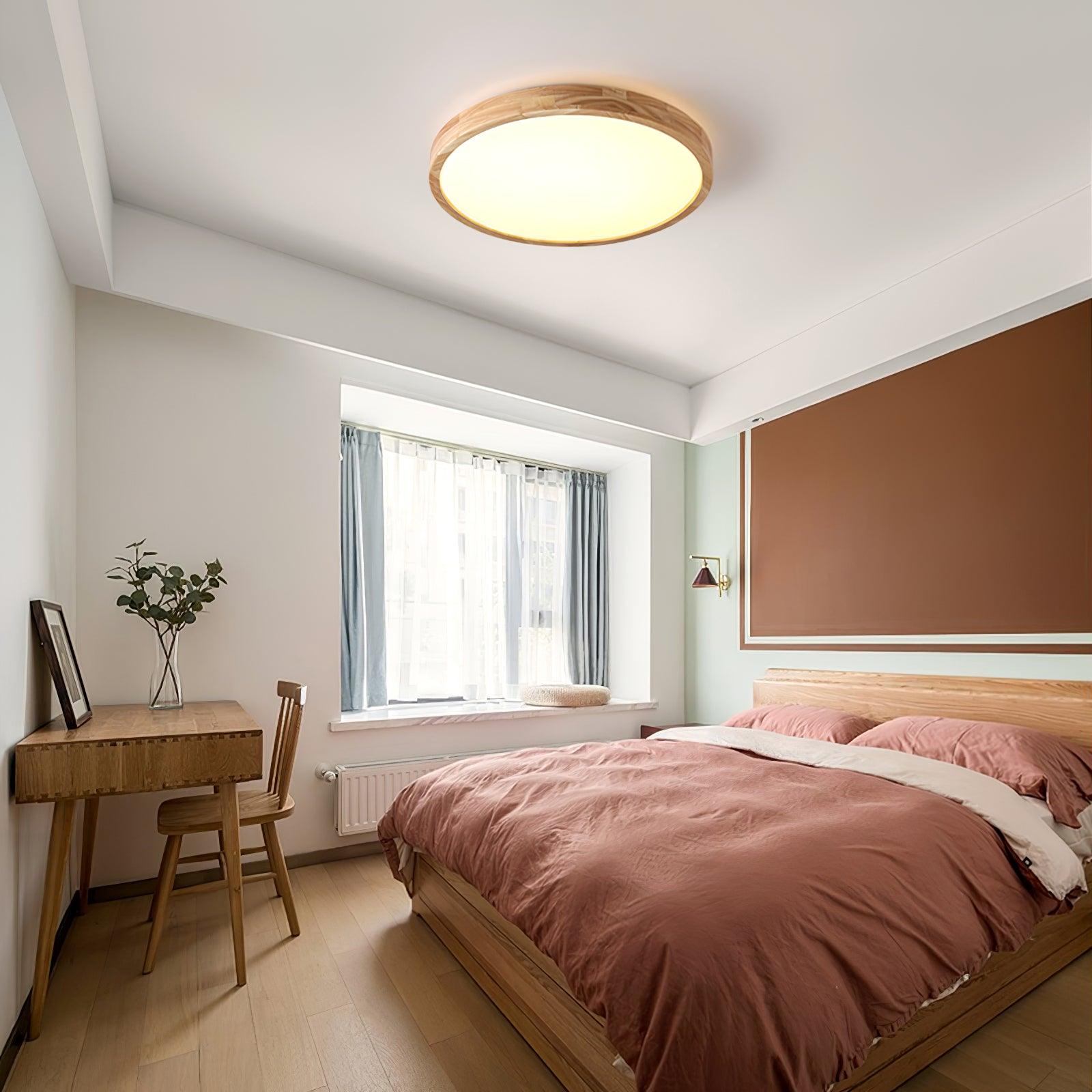 Muto Lampada da Soffitto Geometrica in Legno