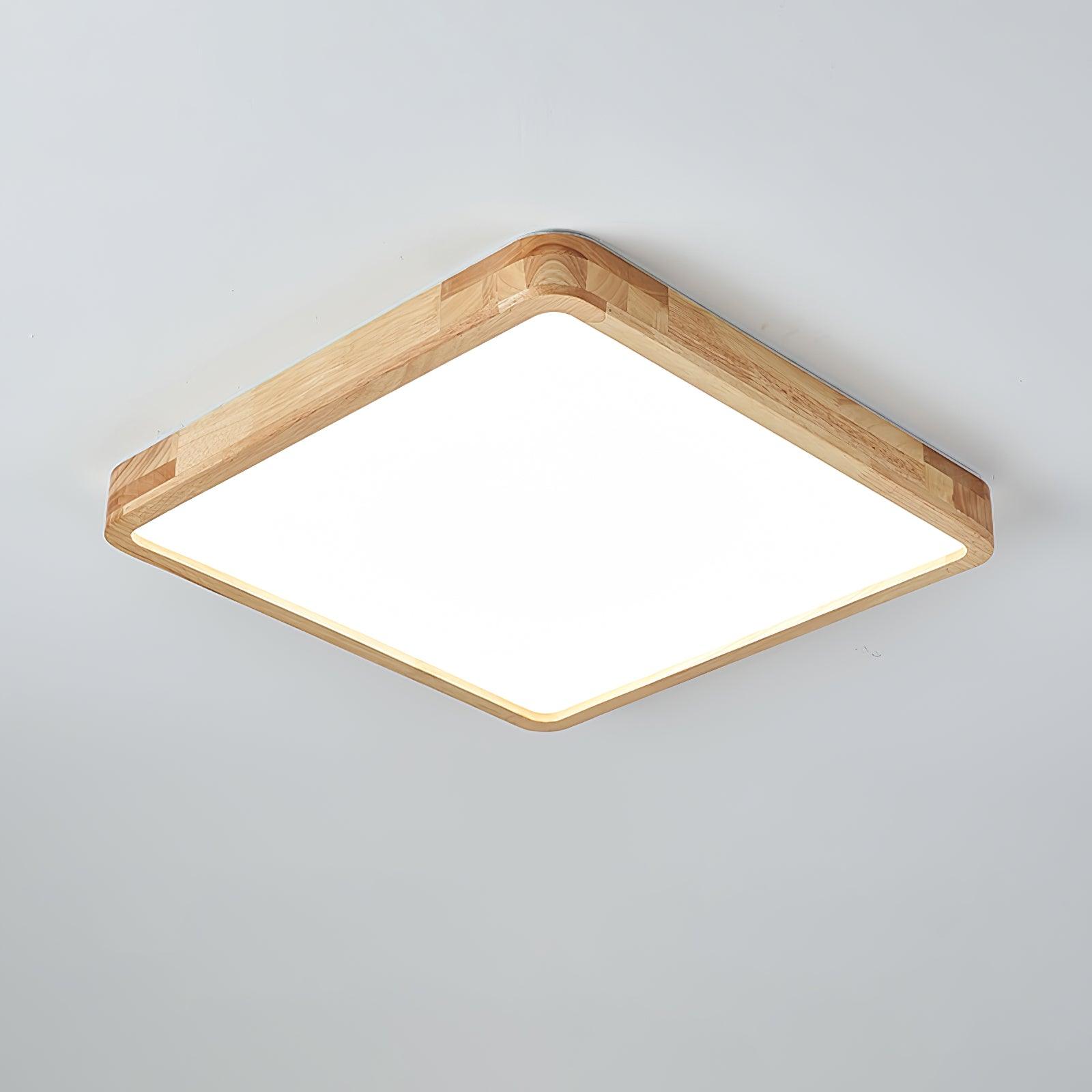 Muto Lampada da Soffitto Geometrica in Legno