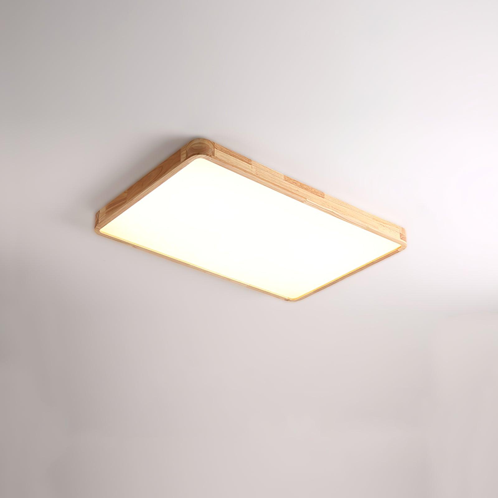 Muto Lampada da Soffitto Geometrica in Legno
