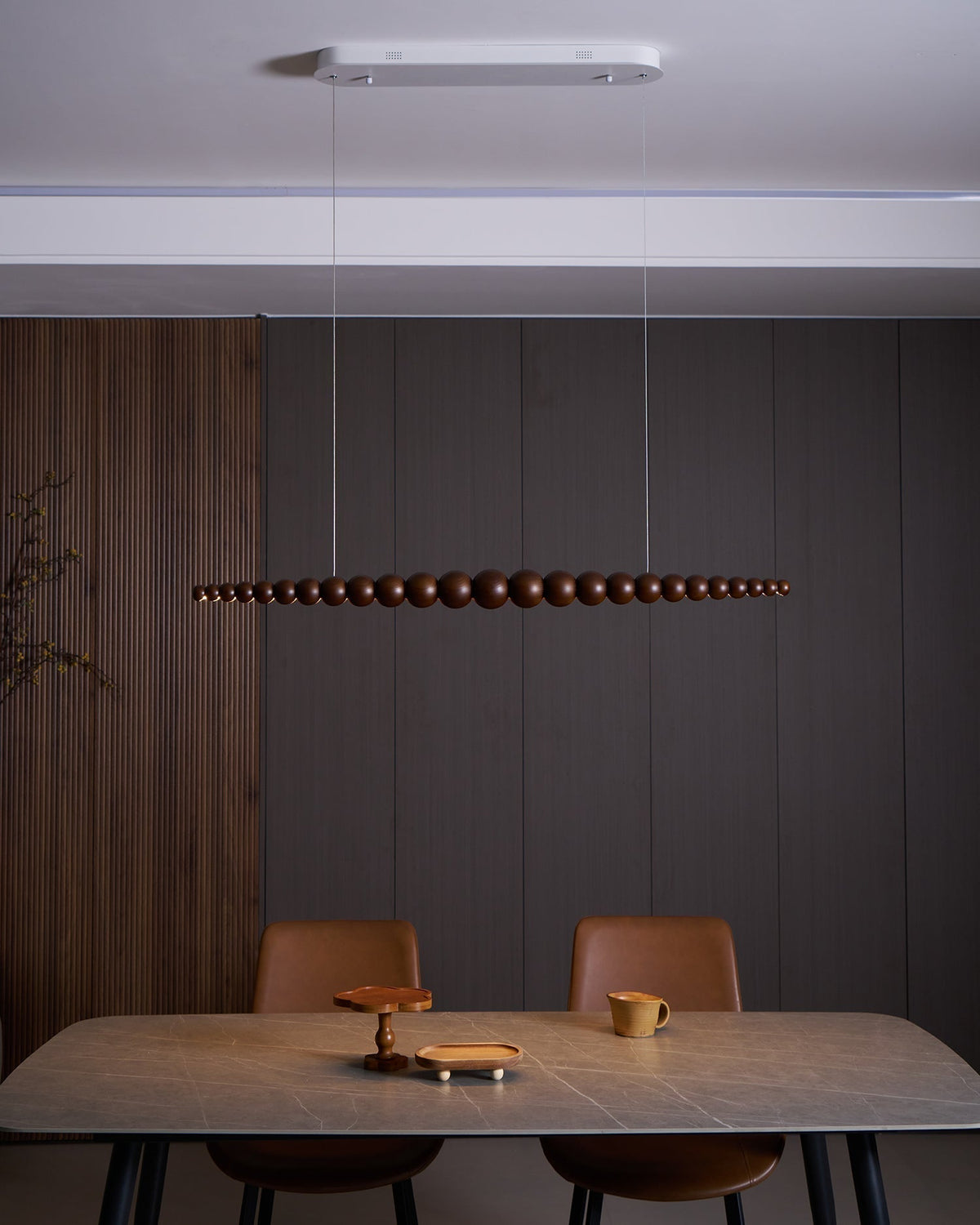 Woodline Orb Pendant Light - Blowlighting