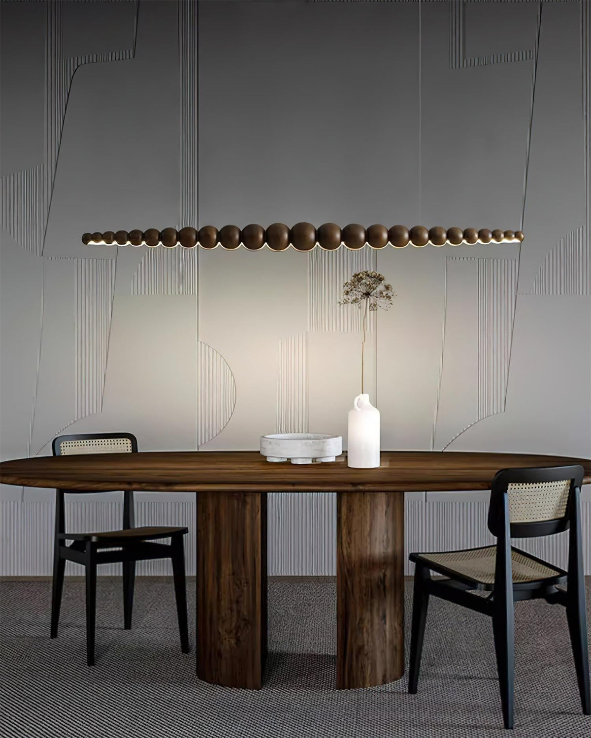 Woodline Orb Pendant Light - Blowlighting