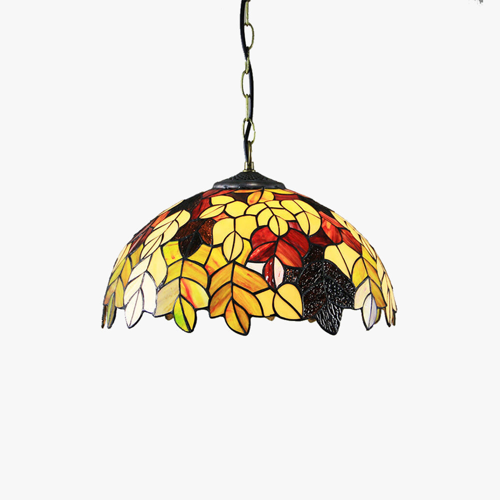 Tiffany Vintage LED Metallo Vetro Lampade a Sospensione Ristorante