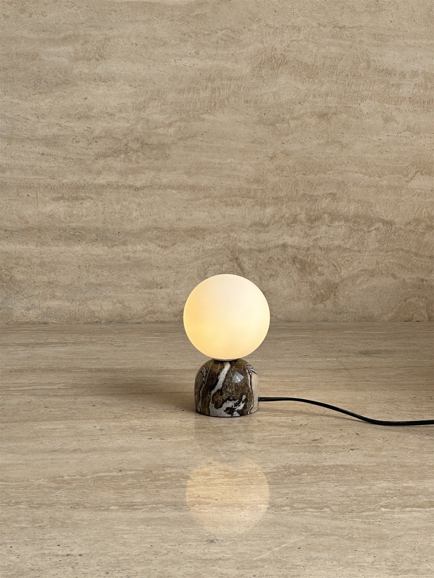 Yannick Marble Table Lamp - Lamp Copper