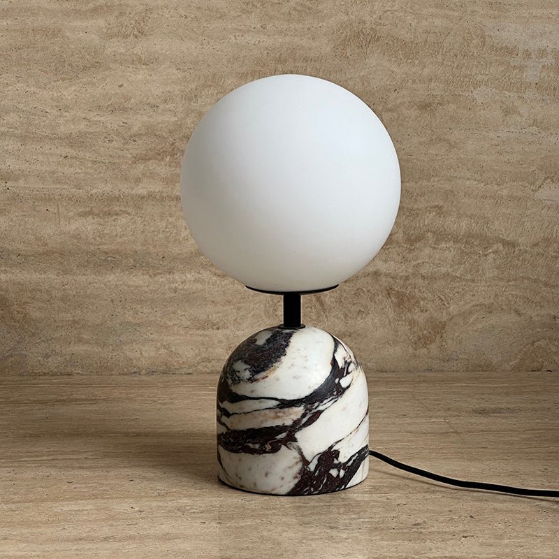 Yannick Marble Table Lamp - Lamp Copper