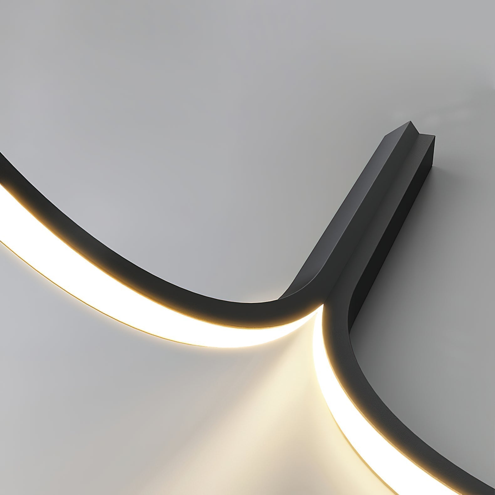 Otheara Modern Minimalist LED Metal Chandelier - Lamp Copper