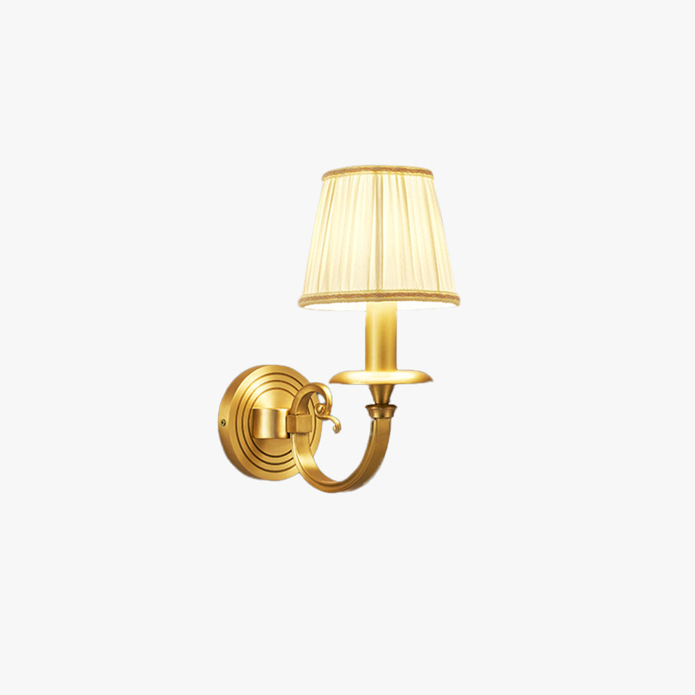 Silva Decorativo Applique Metallo Tessuto Soggiorno Camera da Letto