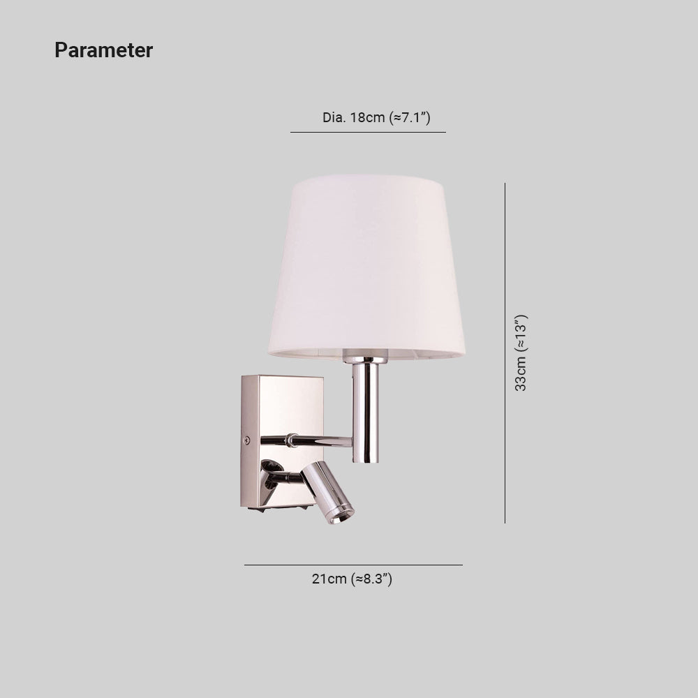 Ritta Decorativo Applique Metallo Tessuto Camera da Letto Soggiorno