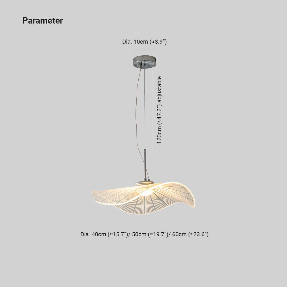 Ritta Design Foglia Metallo Acrilico LED Lampade a Sospensione Camera da Letto