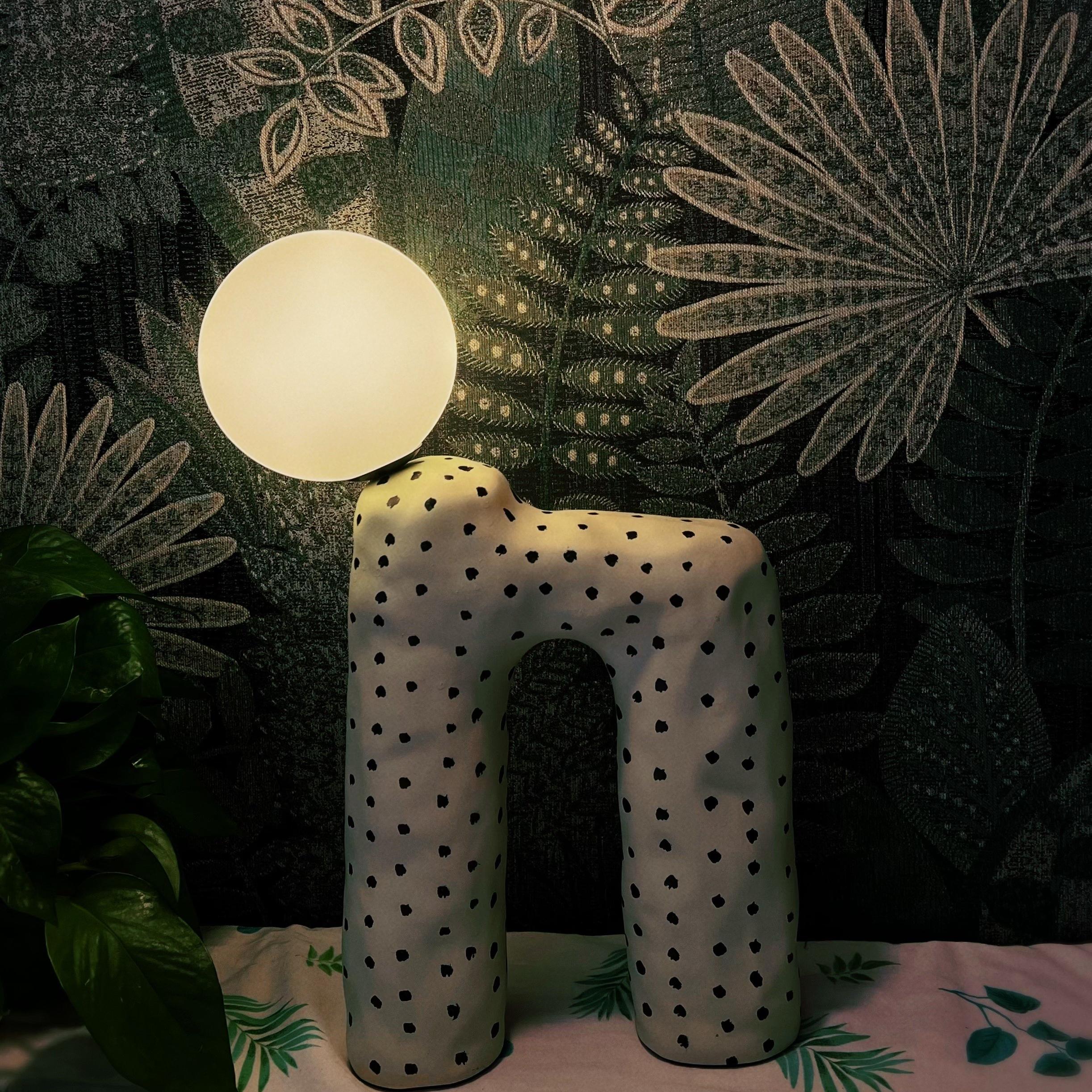 Zebra Table Lamp - Lamp Copper