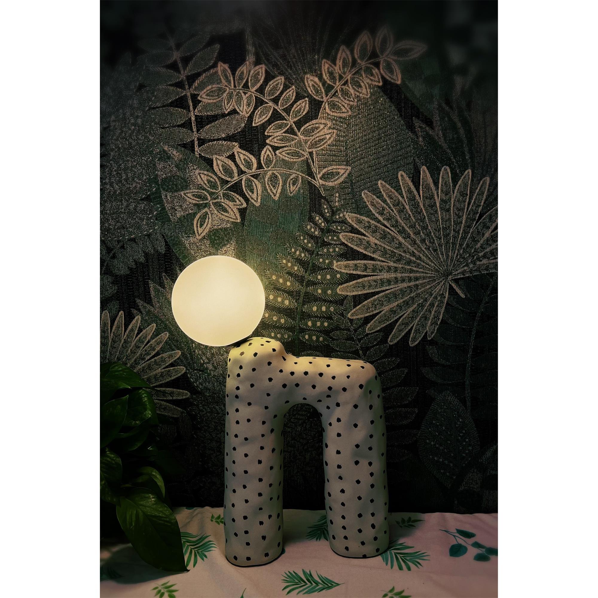 Zebra Table Lamp - Lamp Copper