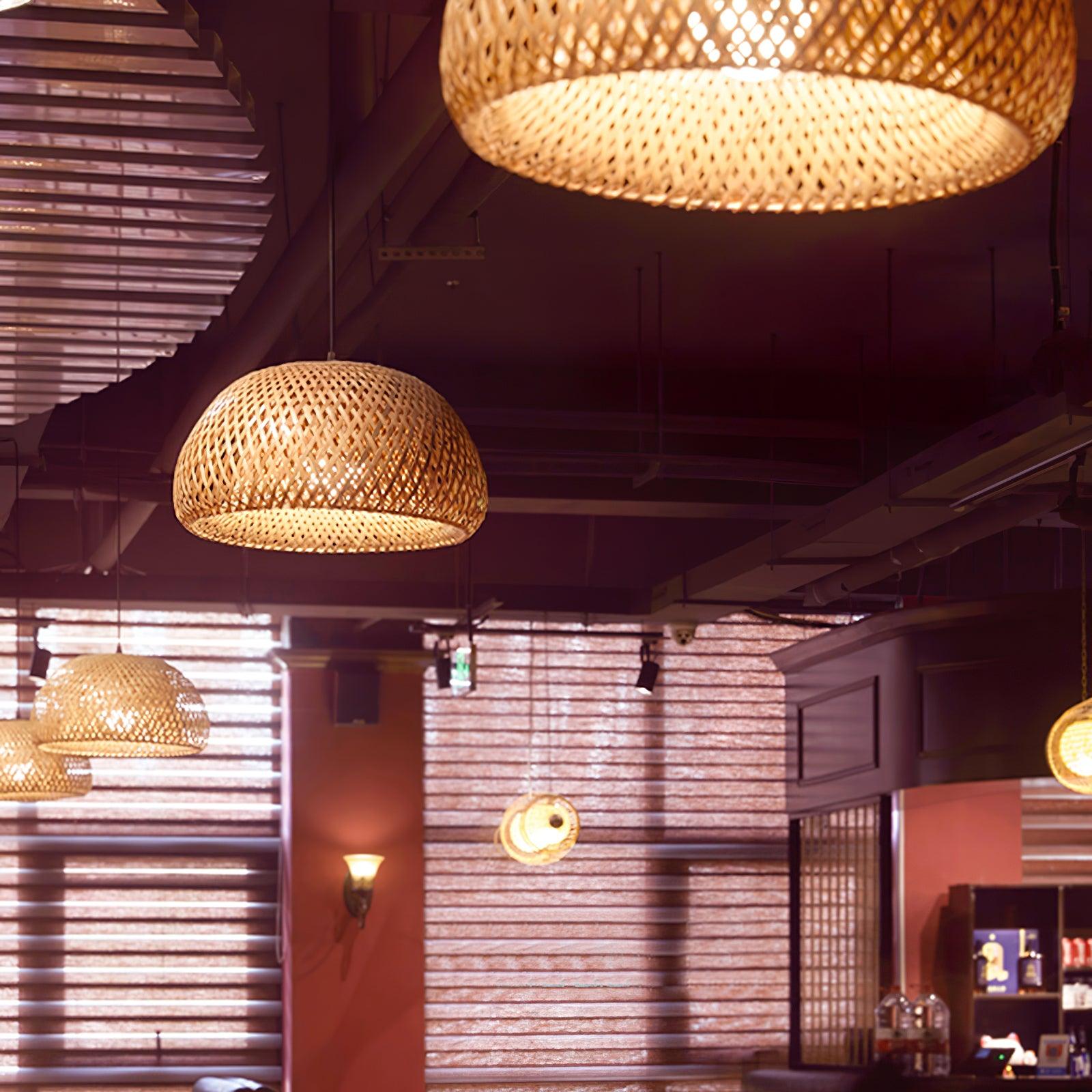 Zenith Bamboo Pendant Light - Blowlighting