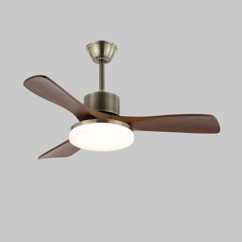 Ventilatore con luce Ventio che dimostra il suo design minimalista.