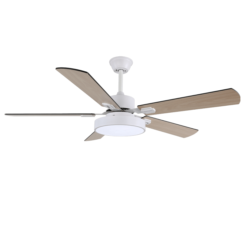 Ventilatore da soffitto Aerilux con finitura nera elegante.