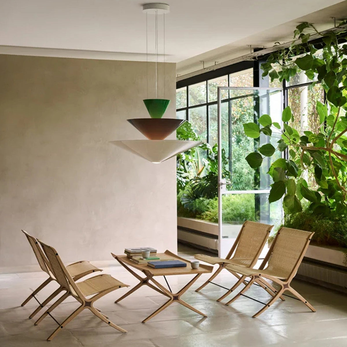 Pyramia Tiered Color Block Pendant Light - Blowlighting