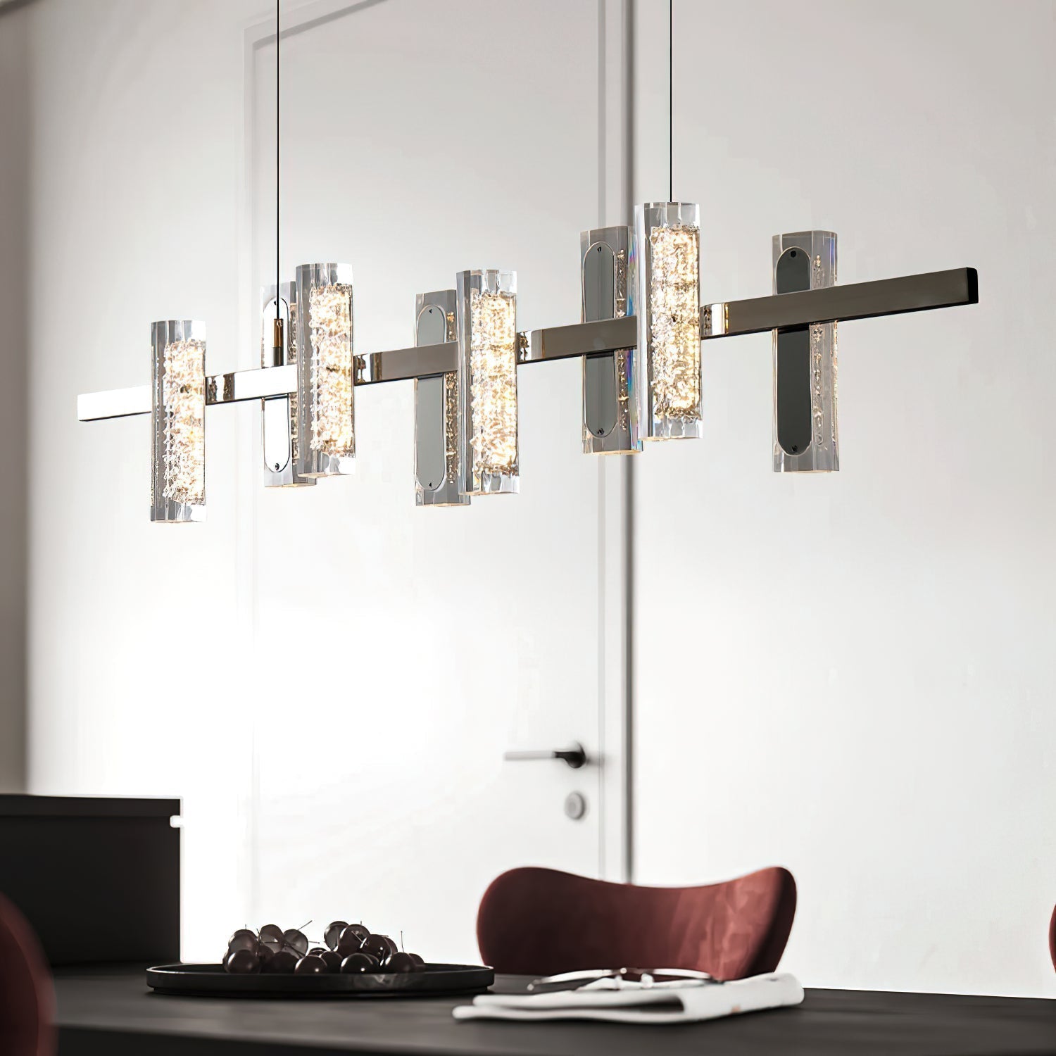 Evsola Modern Minimalist Metal Pendant Light - Lamp Copper