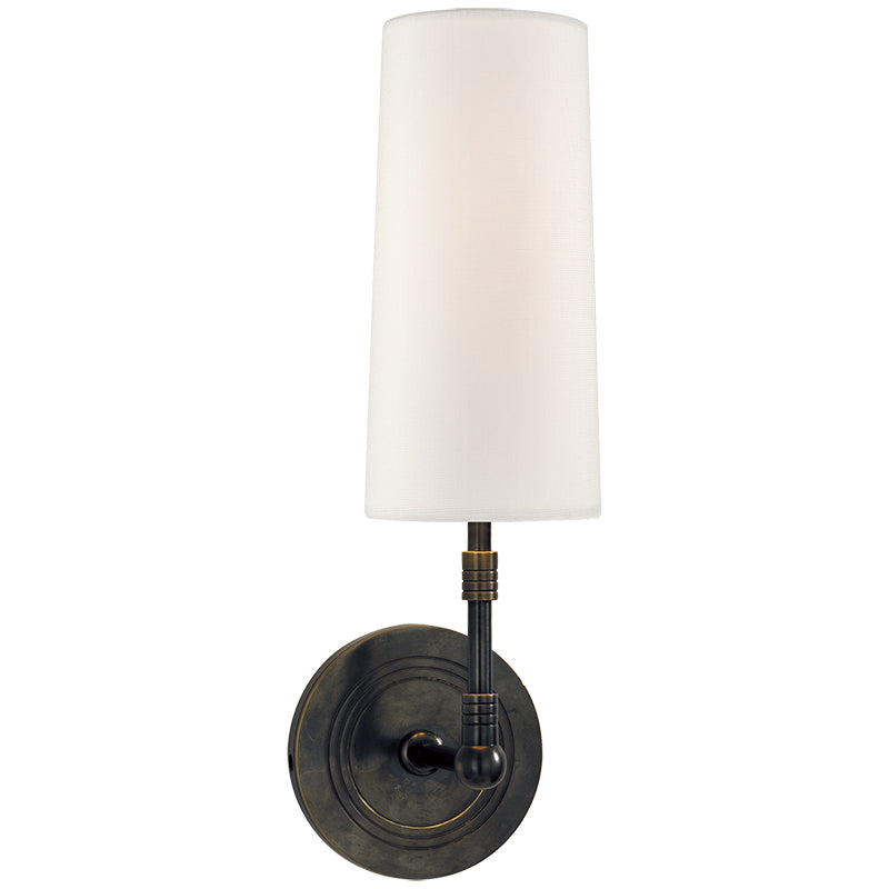 Ernorora Vintage Industrial Brass Fabric Wall Lamp - Lamp Copper